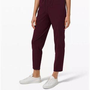 Stretch high rise pants